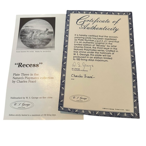 The Bradford Exchange “Recess” Collector Plate - Picture 3 of 5